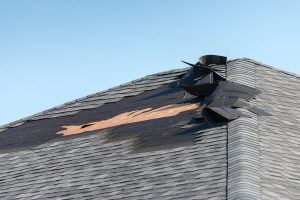 Storm damage roof repair
