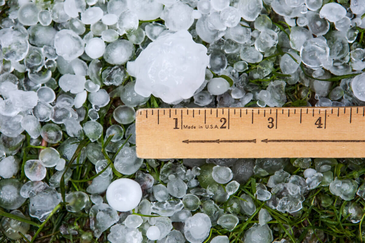 size hail